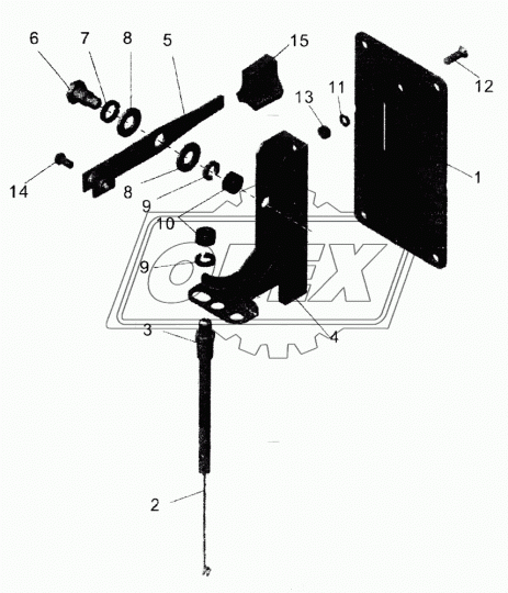 103-8109014 Кронштейн МАЗ